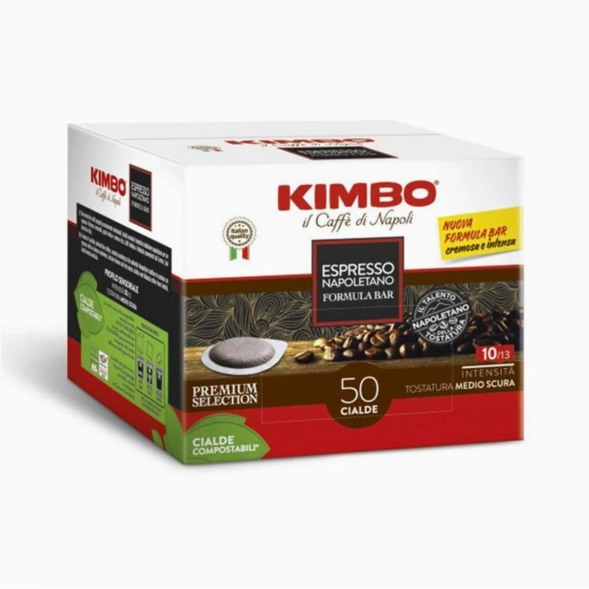 Kimbo NAPOLETANO ESE Pads, intensives Aroma, kräftiger Geschmack, 50 x 7 g