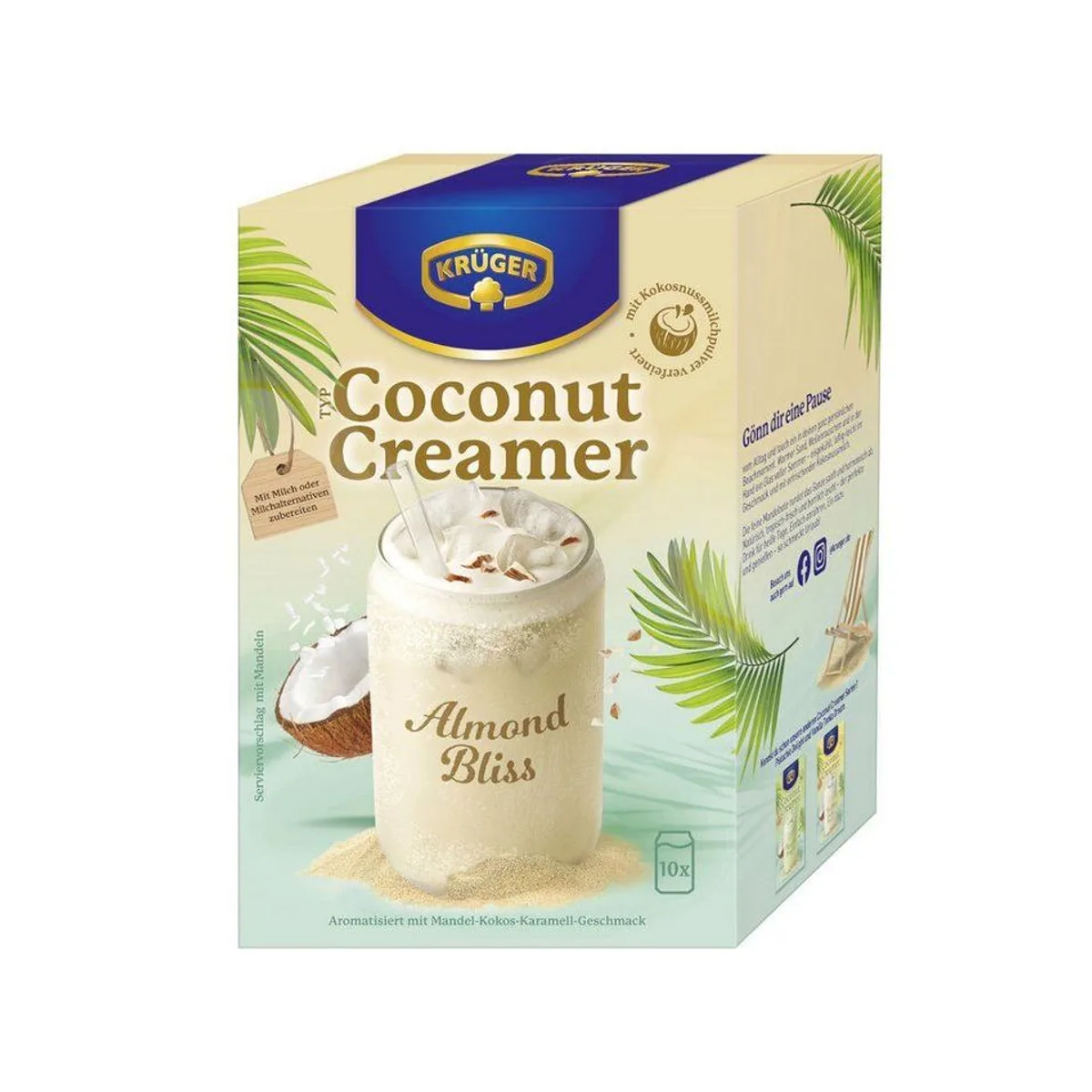 Krüger Coconut Creamer Almond Bliss, cremiger Genuss für jede Auszeit