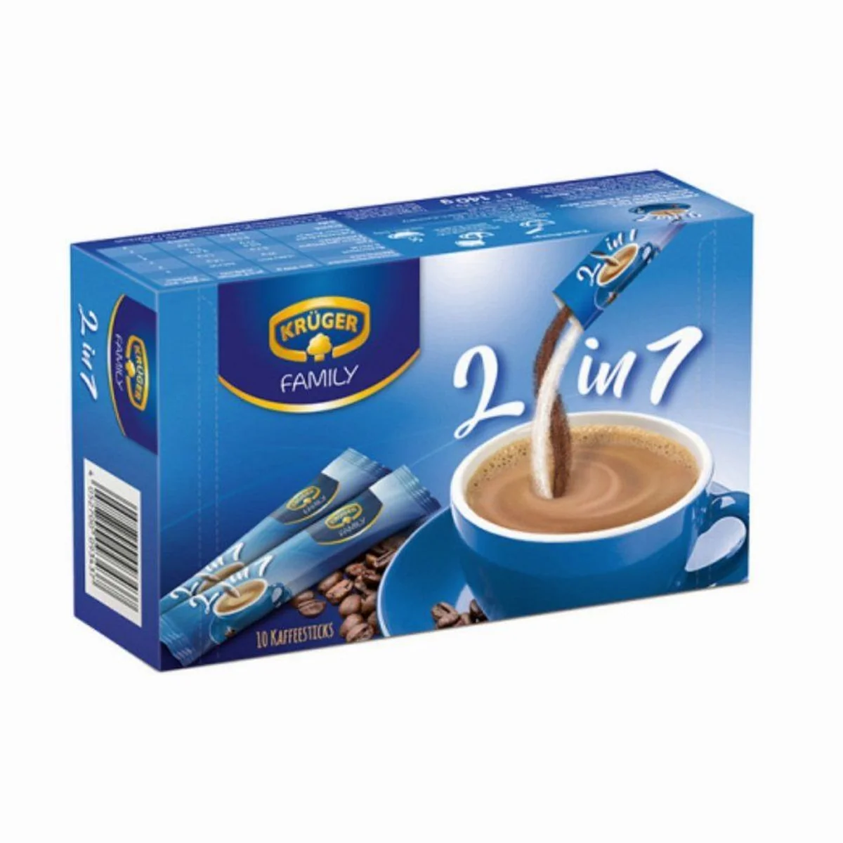 Krüger Family 2 in 1 Cappuccino, aromatischer Genuss, einfache Zubereitung, cremige Textur