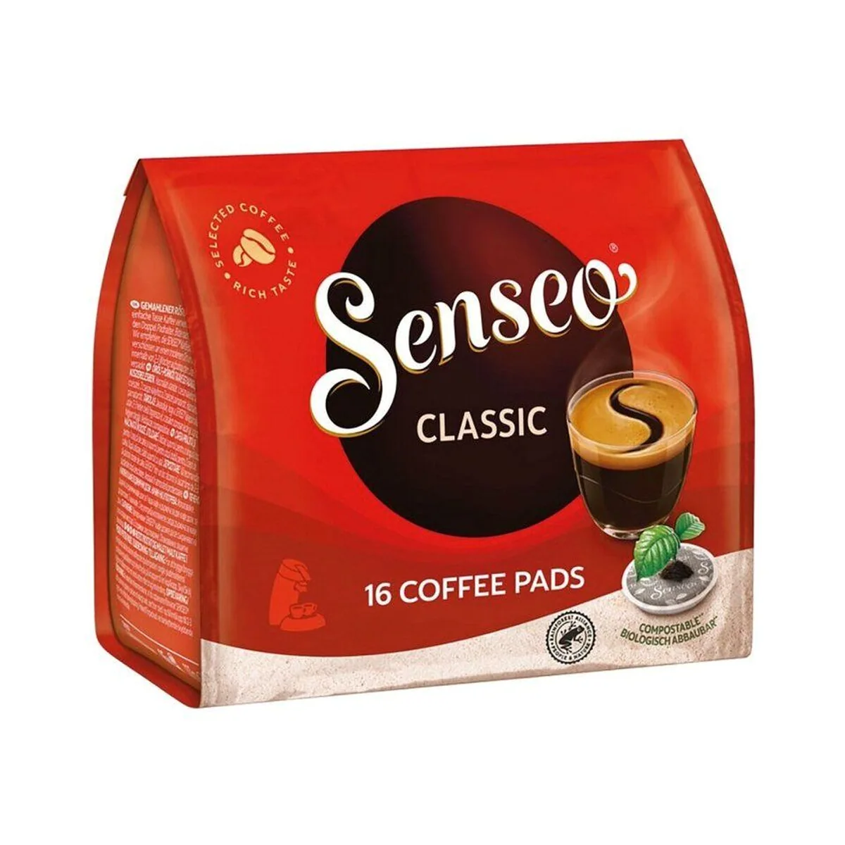 Senseo Kaffee Classic Pads, aromatisch ausgewogen, 16 Stück 3