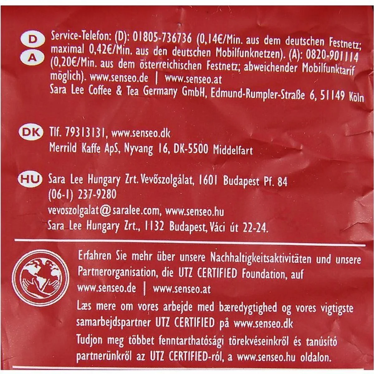 Senseo Kaffee Classic Pads, aromatisch ausgewogen, 16 Stück 4