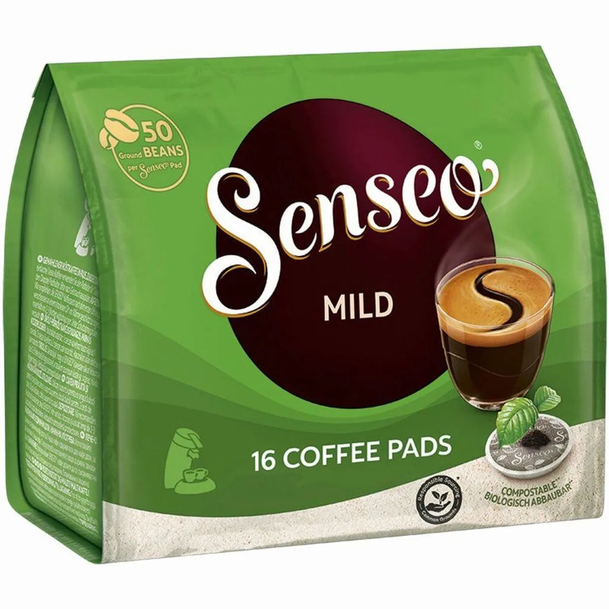 Senseo Mild Kaffee Pads, samtweicher Geschmack, fruchtiger Nachgeschmack, ideal für Pausen 3