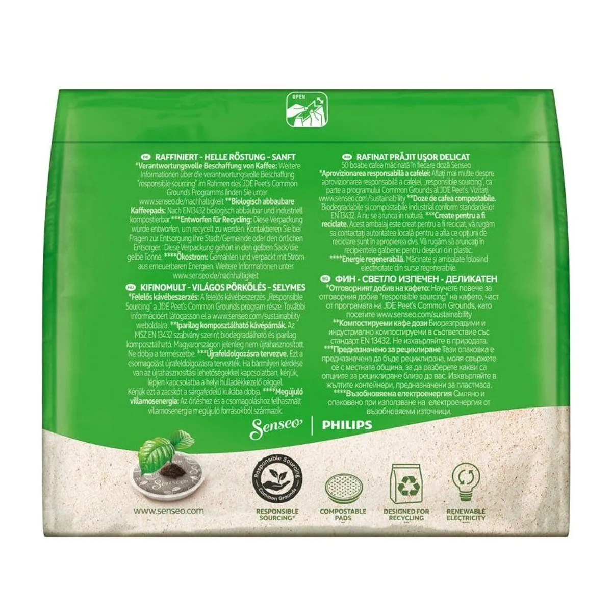 Senseo Mild Kaffee Pads, samtweicher Geschmack, fruchtiger Nachgeschmack, ideal für Pausen 4