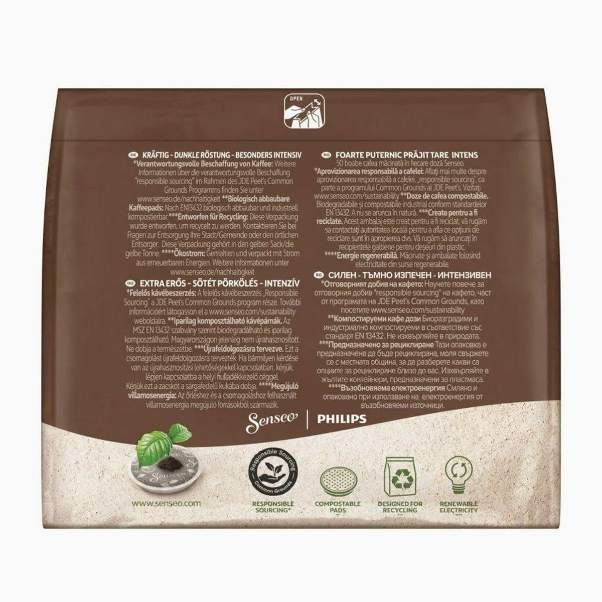 Senseo Extra Strong 16 Pads, würzig, intensiv, hoher Koffeingehalt 4