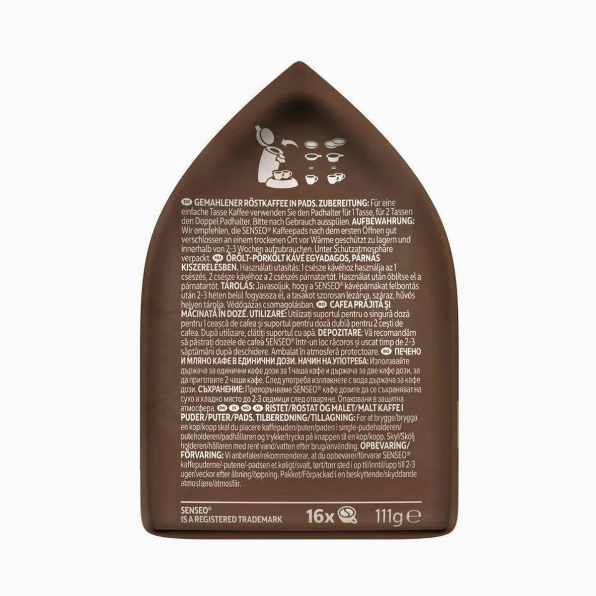 Senseo Extra Strong 16 Pads, würzig, intensiv, hoher Koffeingehalt 5