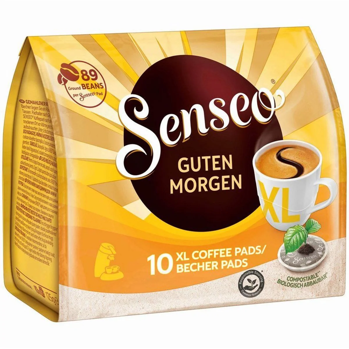 Senseo Guten Morgen & Strong XL Pads, ausgewogen und intensiv — für 100 große Getränke 3