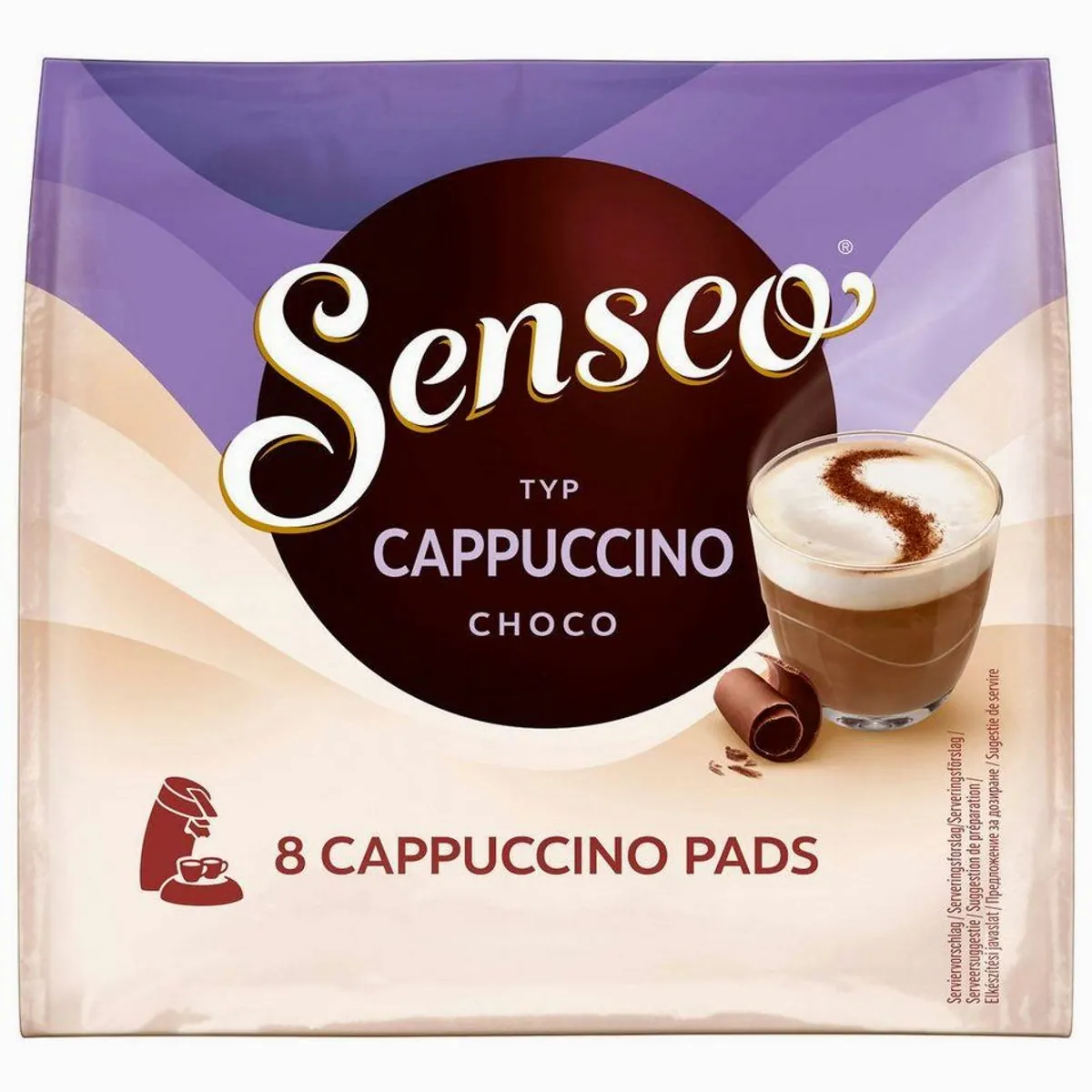 Senseo Cappuccino Choco Pads, schokoladig, cremig, aromatisch — 80 Getränke 2