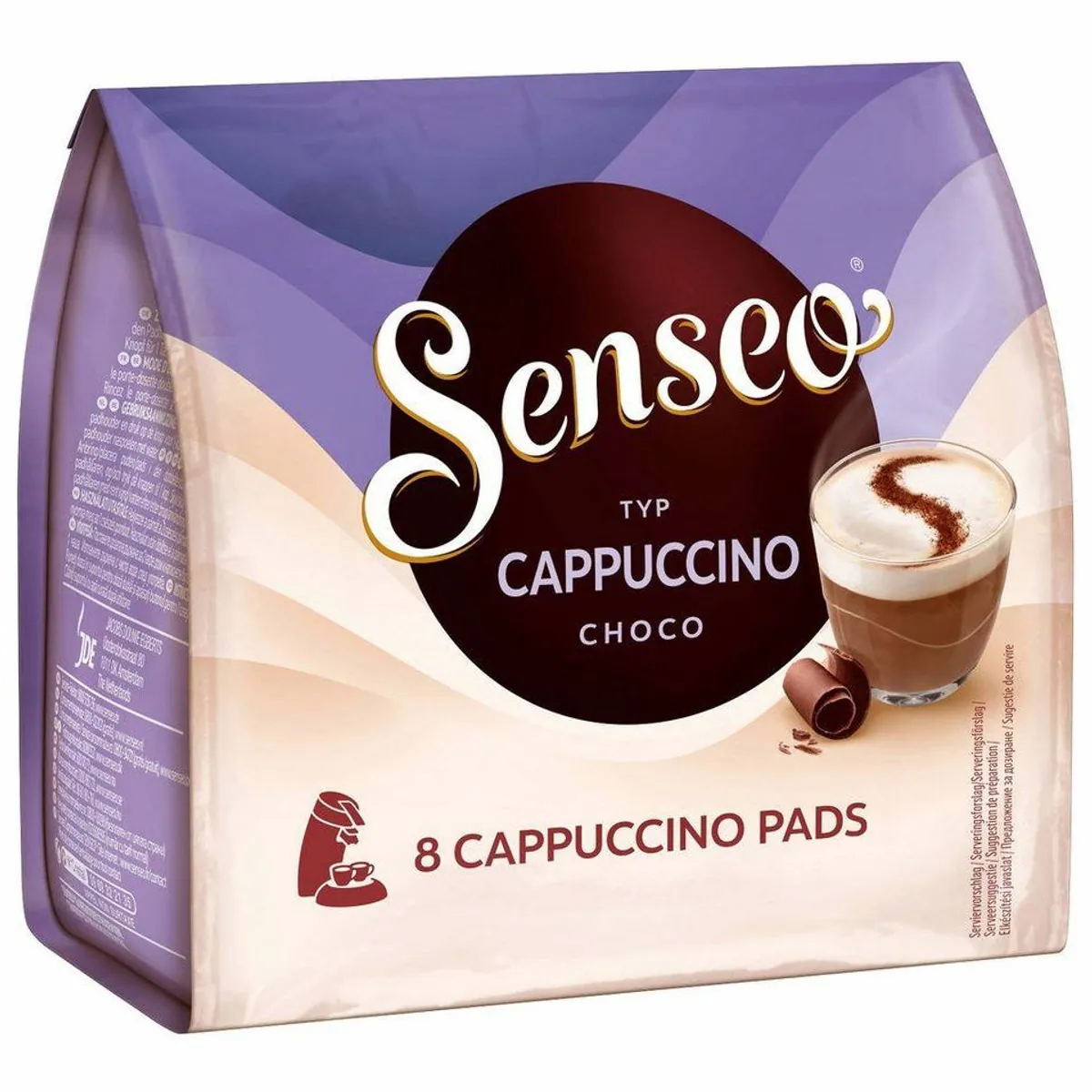 Senseo Cappuccino Choco Pads, schokoladig, cremig, aromatisch — 80 Getränke 3