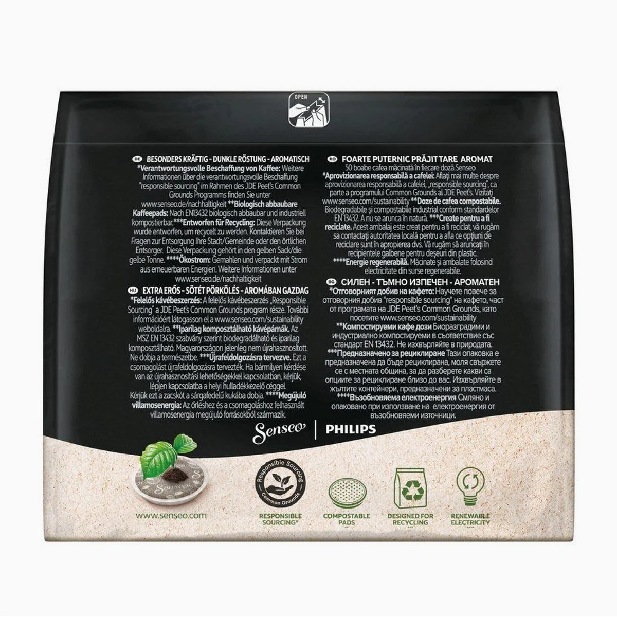 Senseo Typ Espresso Kaffeepads, intensiv und würzig — 100% Arabica, 160 Pads 5