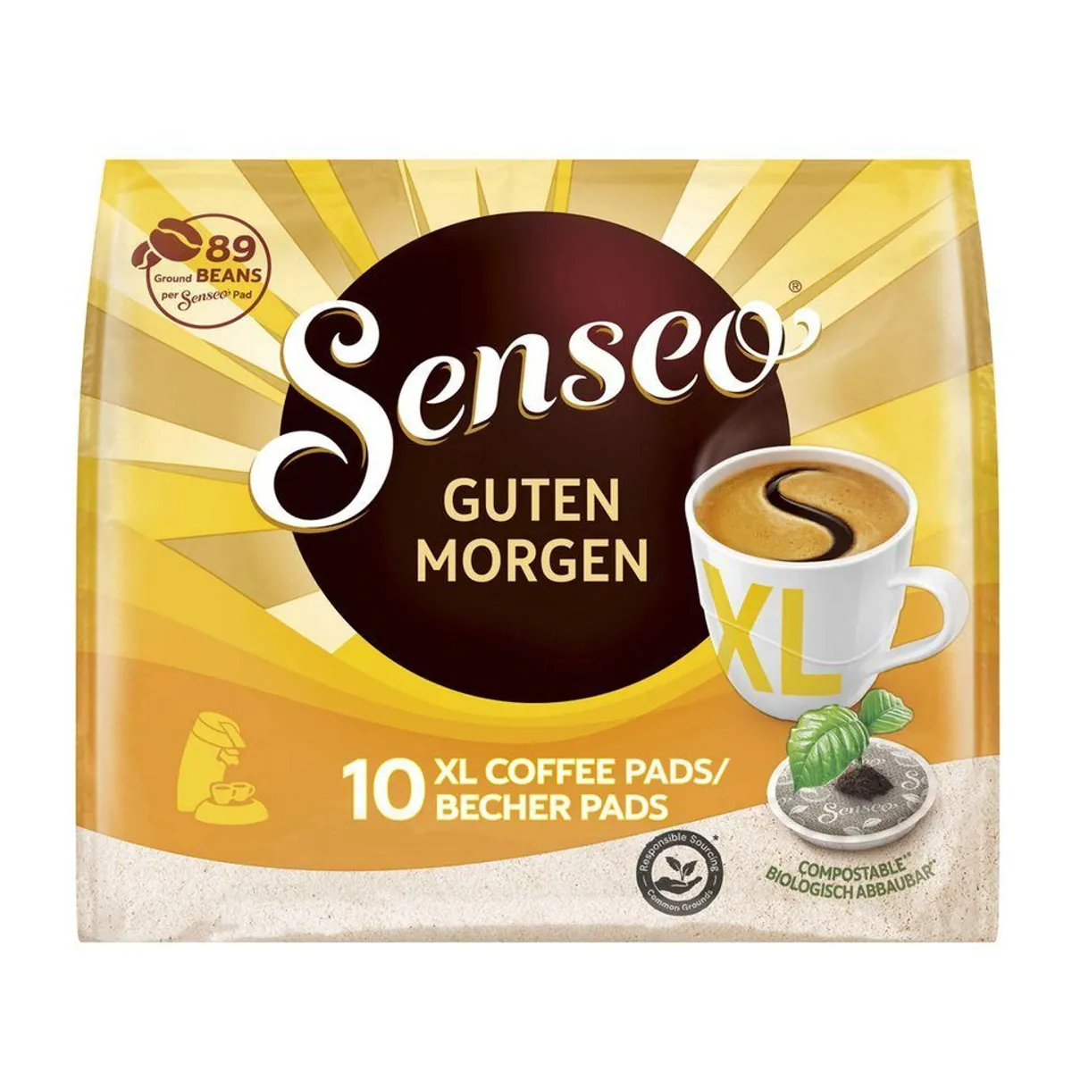 Senseo Guten Morgen XL Kaffeepads, ausgewogenes Aroma für 100 Becher 2