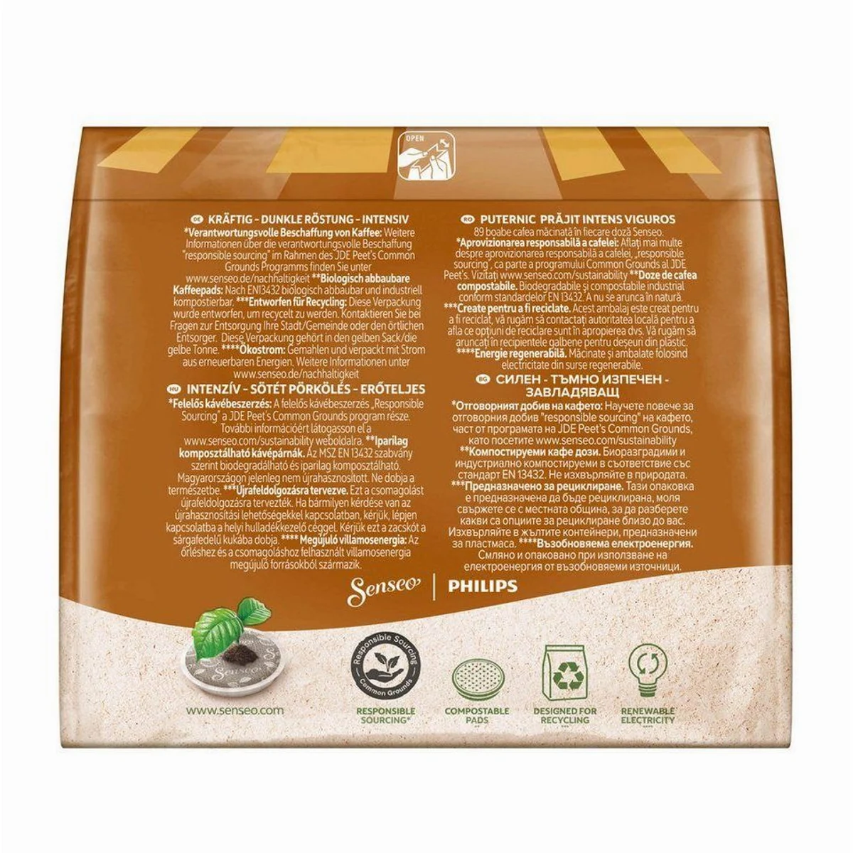 Senseo Guten Morgen Strong XL Pads, extra starke Röstung, 10x10 + 1x10 Gratis 5