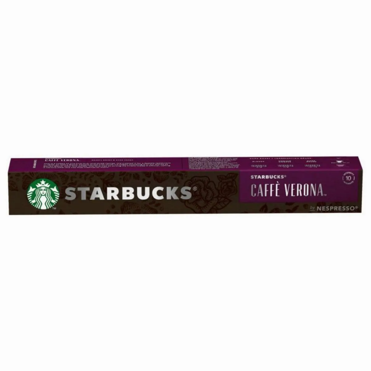 Starbucks Caffe Verona, 100% Arabica Röstkaffee, 10 Kapseln für Nespresso